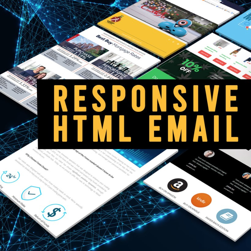 I will design a responsive email template