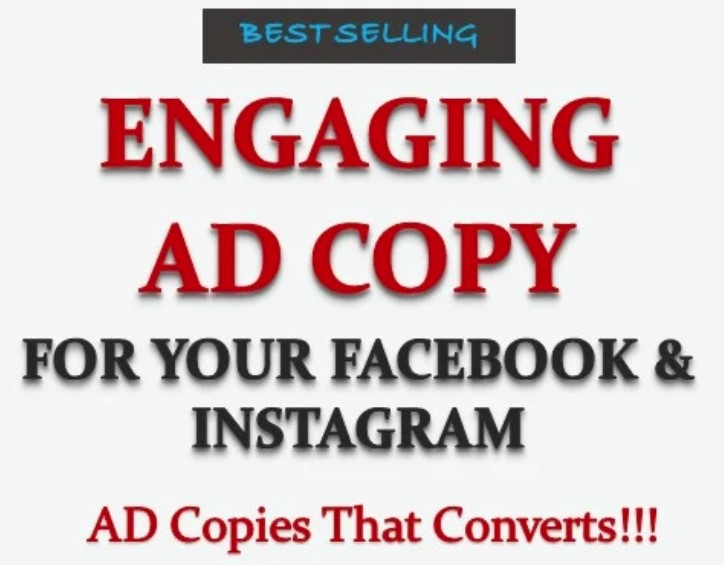 I will write ad copy for Facebook, Instagram, Google that sells