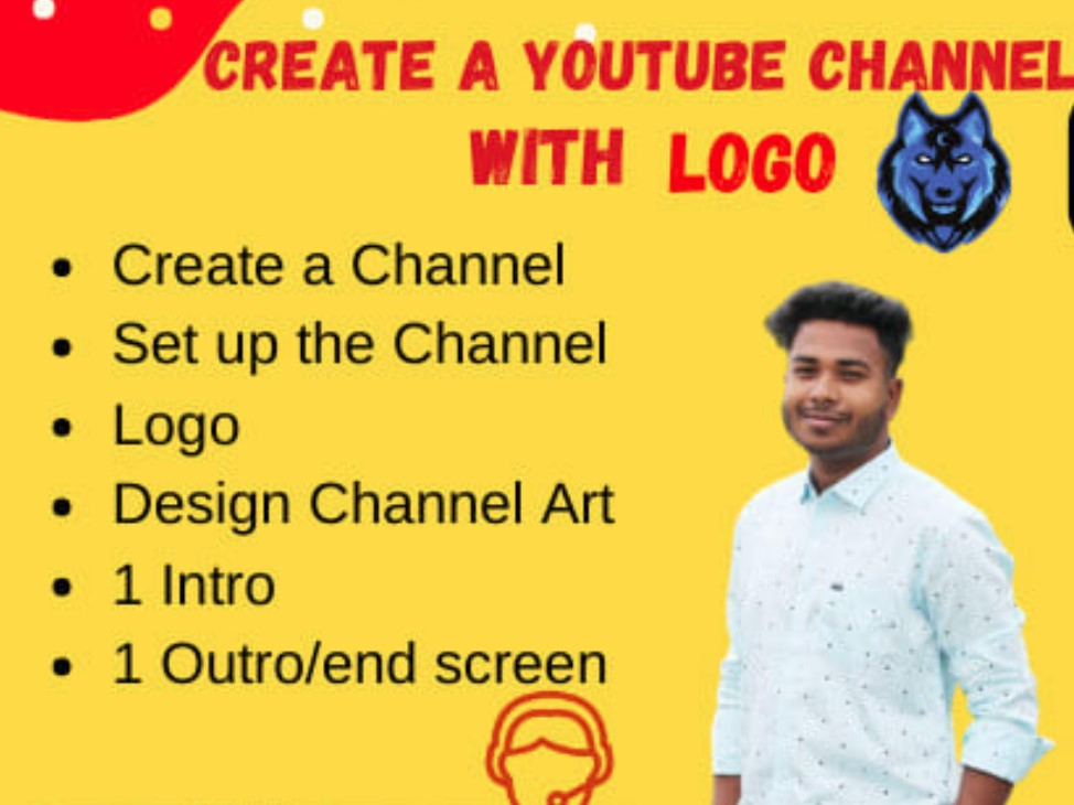 I will create Youtube channel setup and design just 3 hours