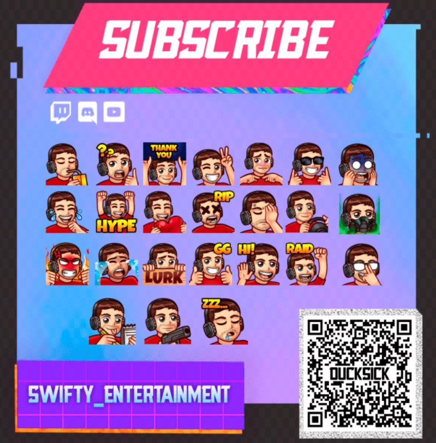 I will create snazzy twitch emotes for you