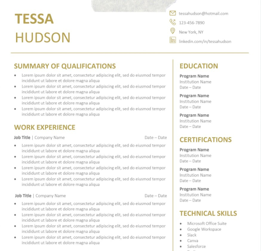 I will do clean attractive resume design CV design