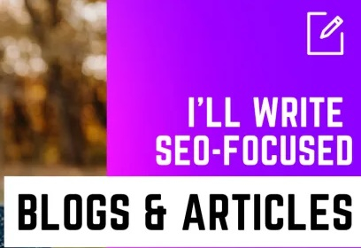 I can write SEO blogs and articles for your business 