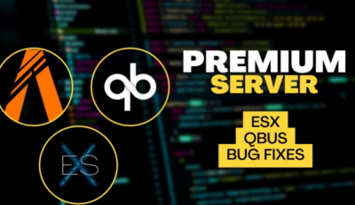 I will create a fivem esx or qbus with scripts