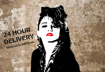 I will create your portrait graffitied on a wall banksy style