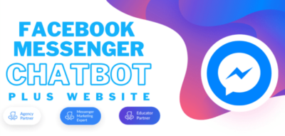 I can create a facebook messenger chatbot, a manychat web chatbot website