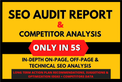 I will do ahref, semrush, moz pro for SEO competitor analysis report and action plan
