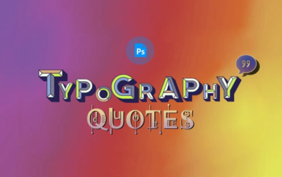I will make a typographic design of quotations