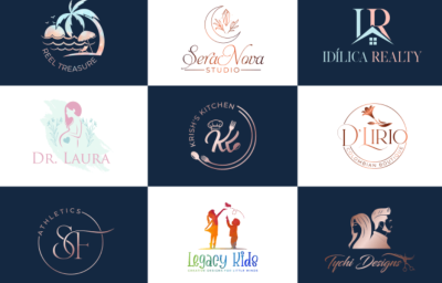 I can create a modern logo design for a business