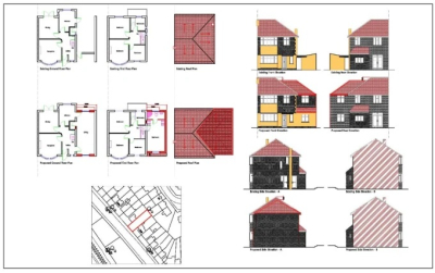 I can create uk planning permission drawings