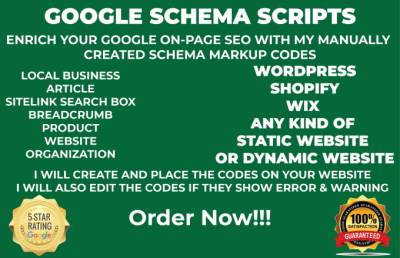 I will setup advance schema markup rich snippet structured data for your site