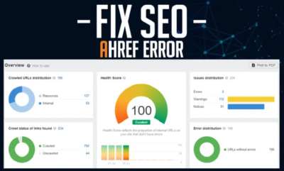 I will audit and fix your website SEO error with premium ahrefs tools