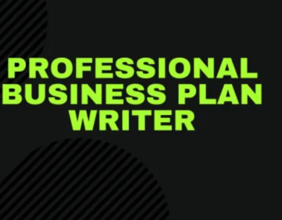 I will write a business plan for startups