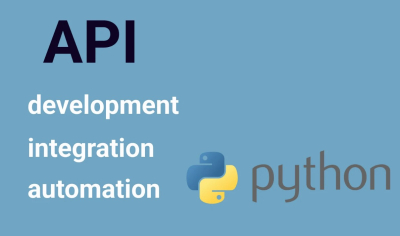 I will do api development, integration and automation with Python
