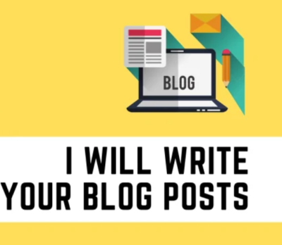 I can write a fascinating blog post or an article