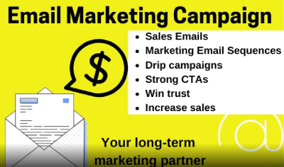 I will create profitable email marketing campaign and sales emails