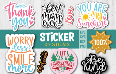Сreate typography sticker