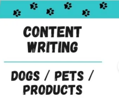 I can write content for blogs about pets