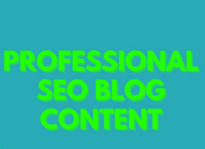 I can masterfully write a post in an SEO blog