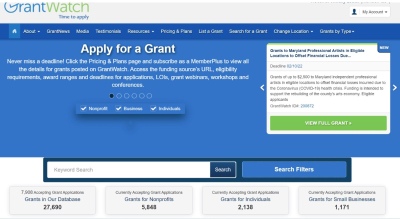 I will apply for nonprofit grants