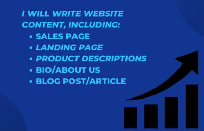 I will write content on any topic for your site