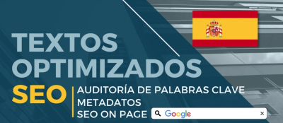 I will create seo optimized content writing in spanish