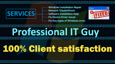 I will repair, fix any windows computer or laptop issues remotely