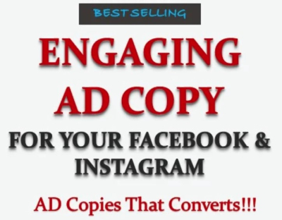 I will write ad copy for Facebook, Instagram, Google that sells
