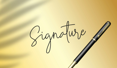 I will do luxury signature handwriting logo design