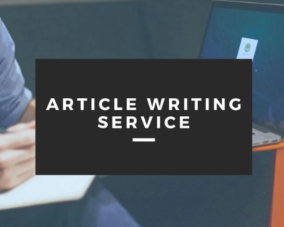 I can write a quality blog post or articles