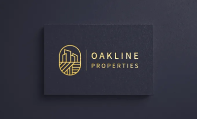 Design real estate logo with branding kit