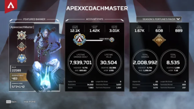 Apex legends coach and coach you in rank games