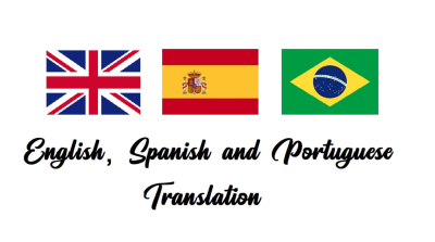 I will translate english to spanish or portuguese and vice versa