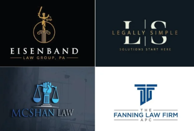 I can design a modern law firm and a lawyer's logo
