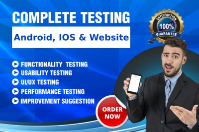I do QA testing of your android or ios app and website