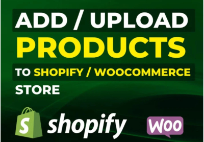 I will add products to shopify and WordPress WooCommerce store