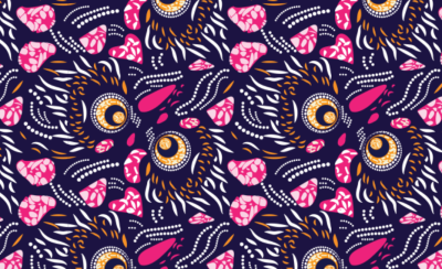 I can design African textiles and print a seamless pattern on the fabric