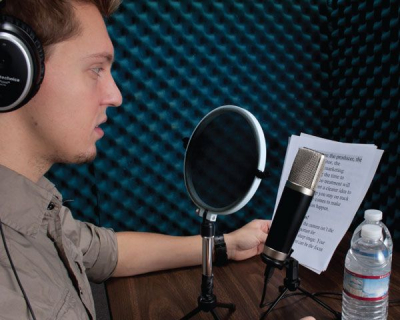 I will produce a English male voice over