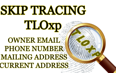 I perform skip tracking and data entry into real estate using tloxp