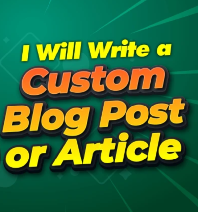 I can write content for your article or blog post