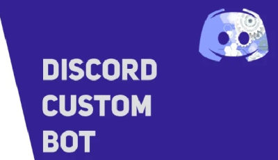 I can develop a custom discord bot 