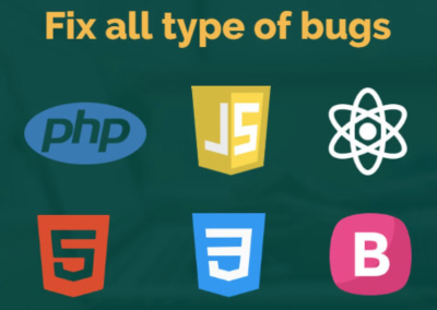 I will fix any error in react js, PHP, js, jquery, HTML, CSS