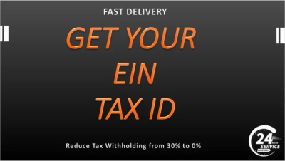 I will get your ein tax id for llc or solo in 24h
