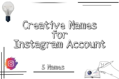 I can do creative names for your instagram account  