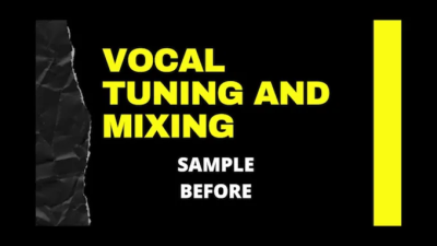 Tune, edit , mix and add effects on your vocals