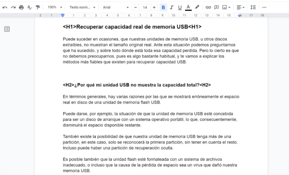Writing SEO articles in Spanish