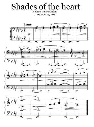 Transcribe piano, vocal audio to sheet music by ear