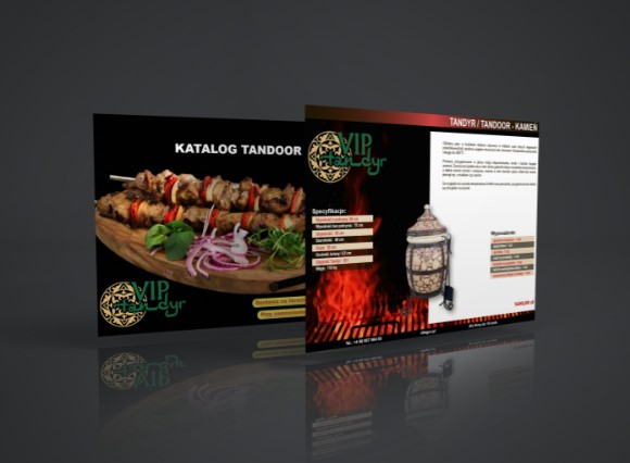 Design layout of the catalog for the sale of tandoors